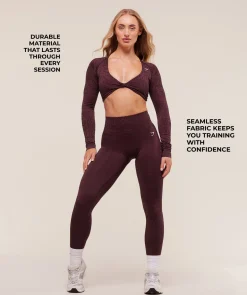 Adapt Animal Long Sleeve Crop Top