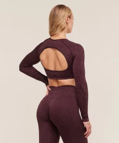 Adapt Animal Long Sleeve Crop Top