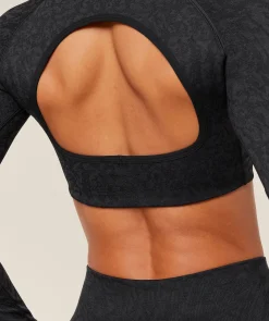 Adapt Animal X Whitney Long Sleeve Crop Top