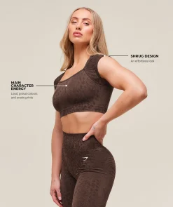 Adapt Animal X Whitney Seamless Crop Top