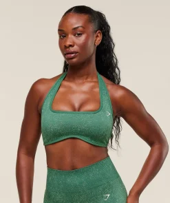 Adapt Fleck x Whitney Halterneck Sports Bra