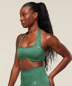 Adapt Fleck x Whitney Halterneck Sports Bra