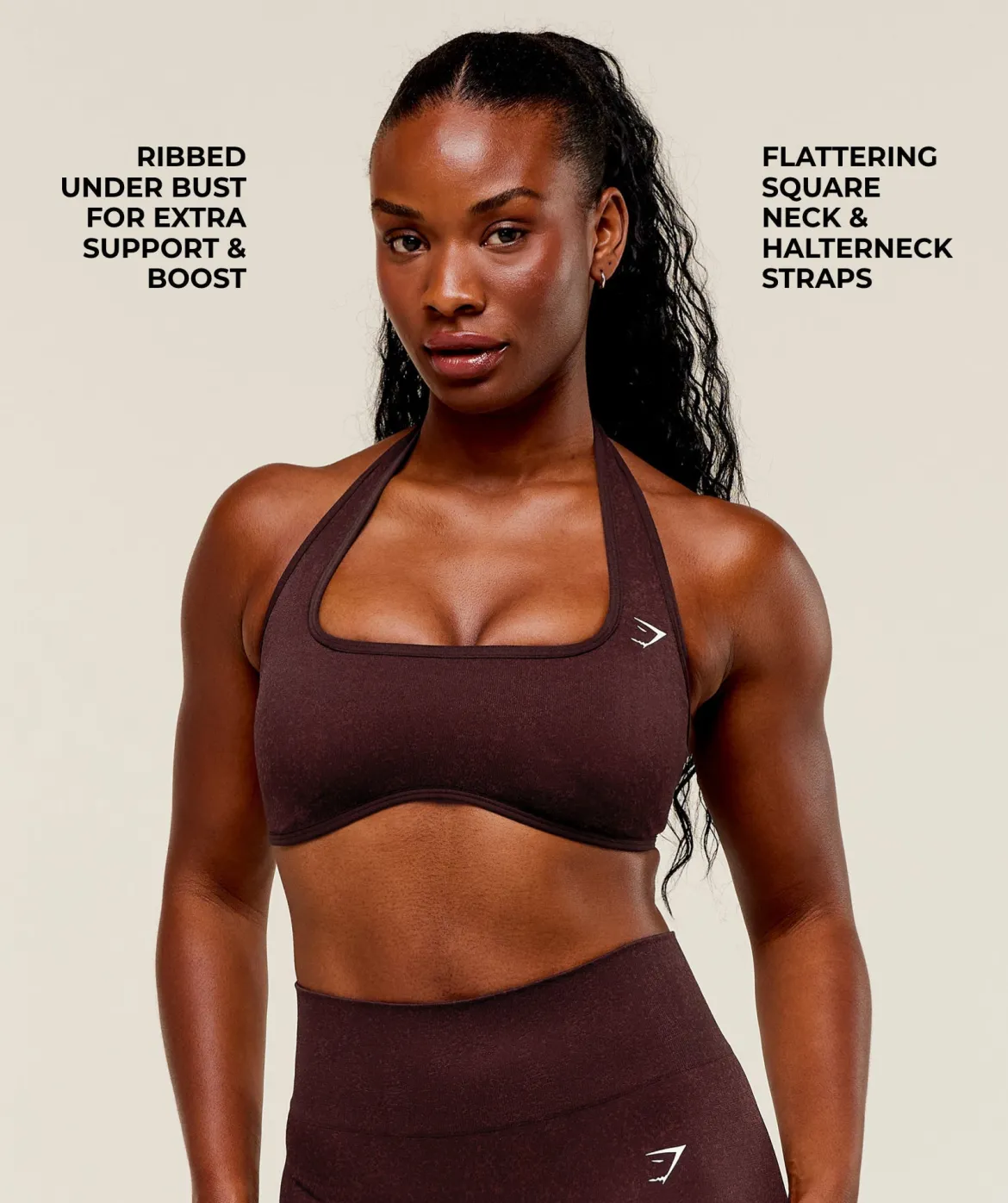 Adapt Fleck x Whitney Halterneck Sports Bra