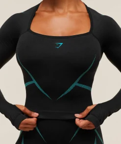 Apex Lift Seamless Long Sleeve Crop Top