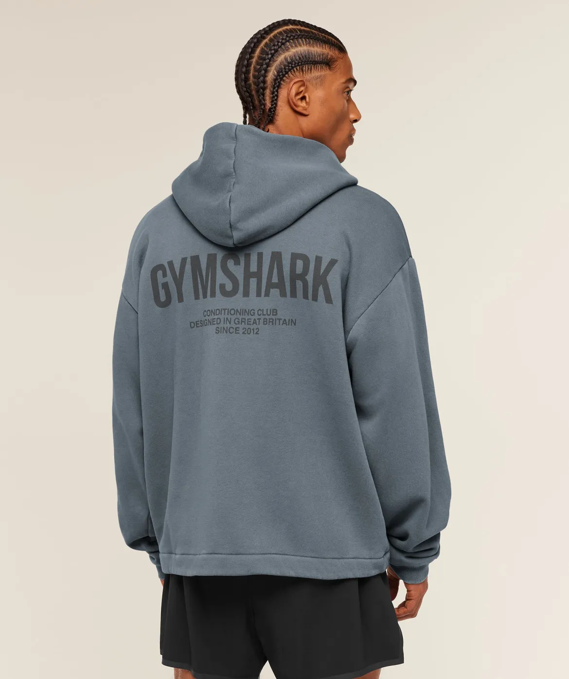 Conditioning Club Washed Zip Through Hoodie