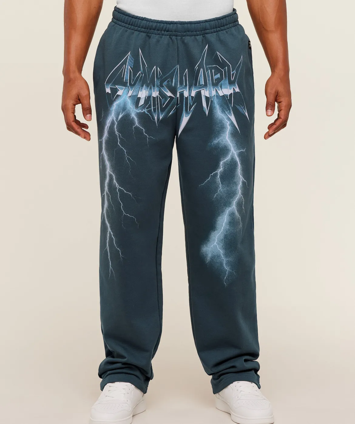 Eagle Band Style Graphic Straight Leg Pants