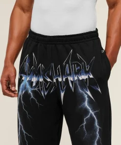 Eagle Band Style Graphic Straight Leg Pants
