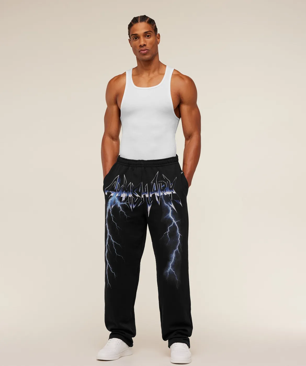 Eagle Band Style Graphic Straight Leg Pants