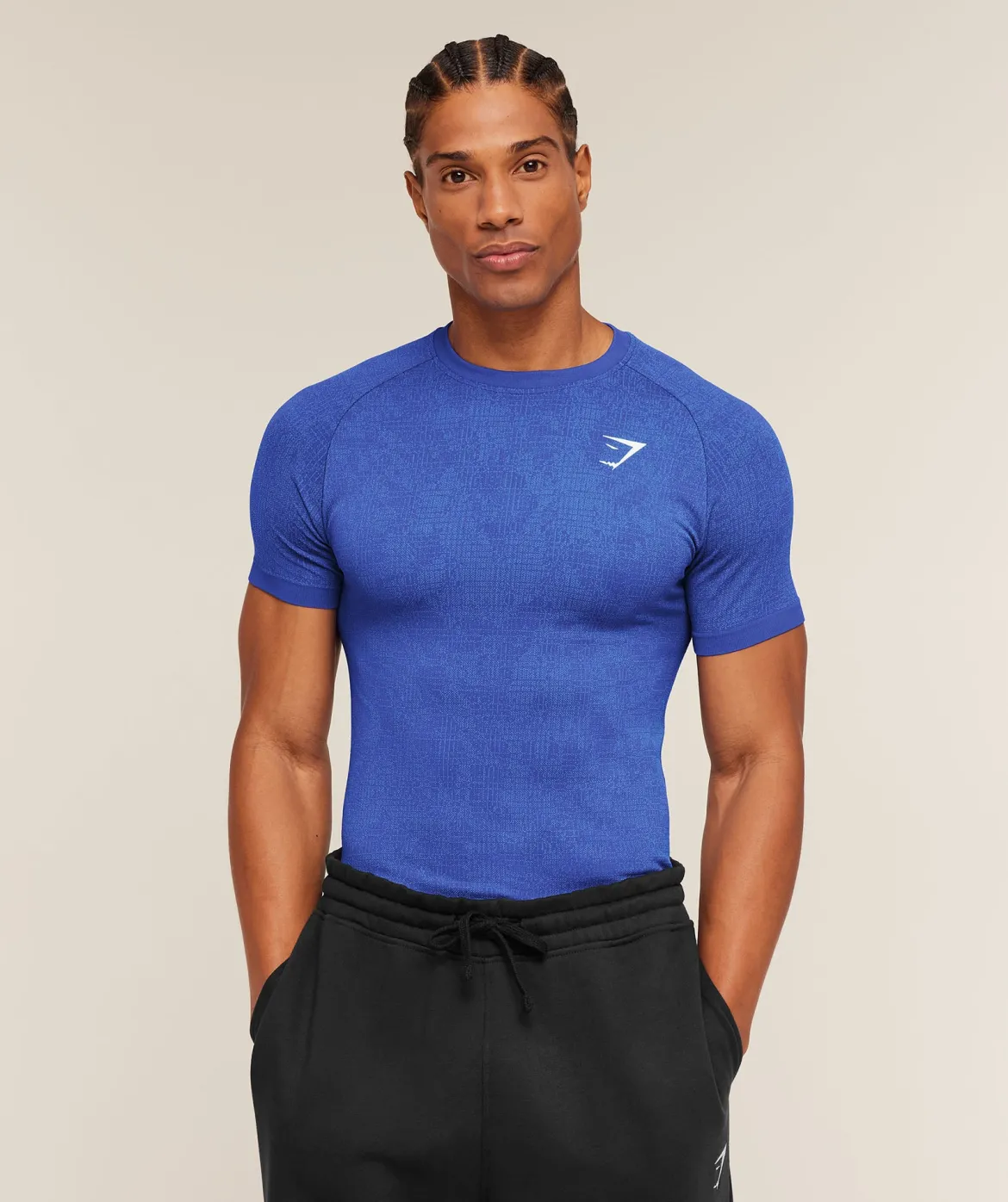 Geo Seamless Grid T-Shirt