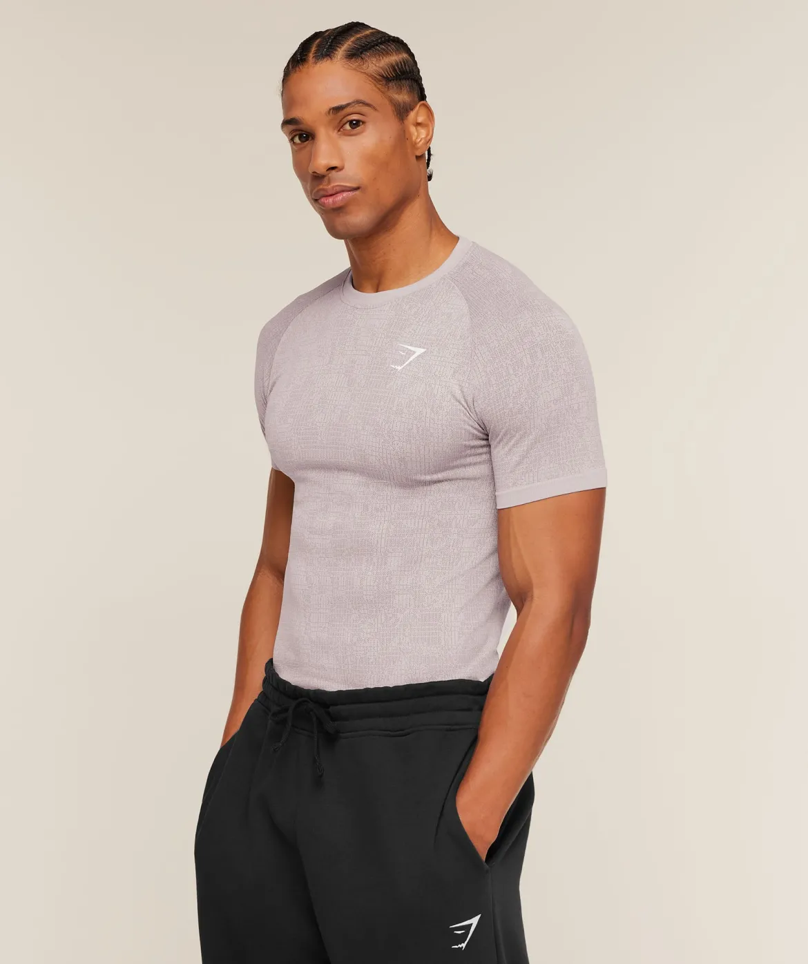 Geo Seamless Grid T-Shirt