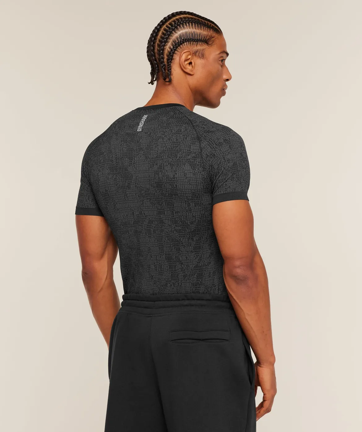 Geo Seamless Grid T-Shirt
