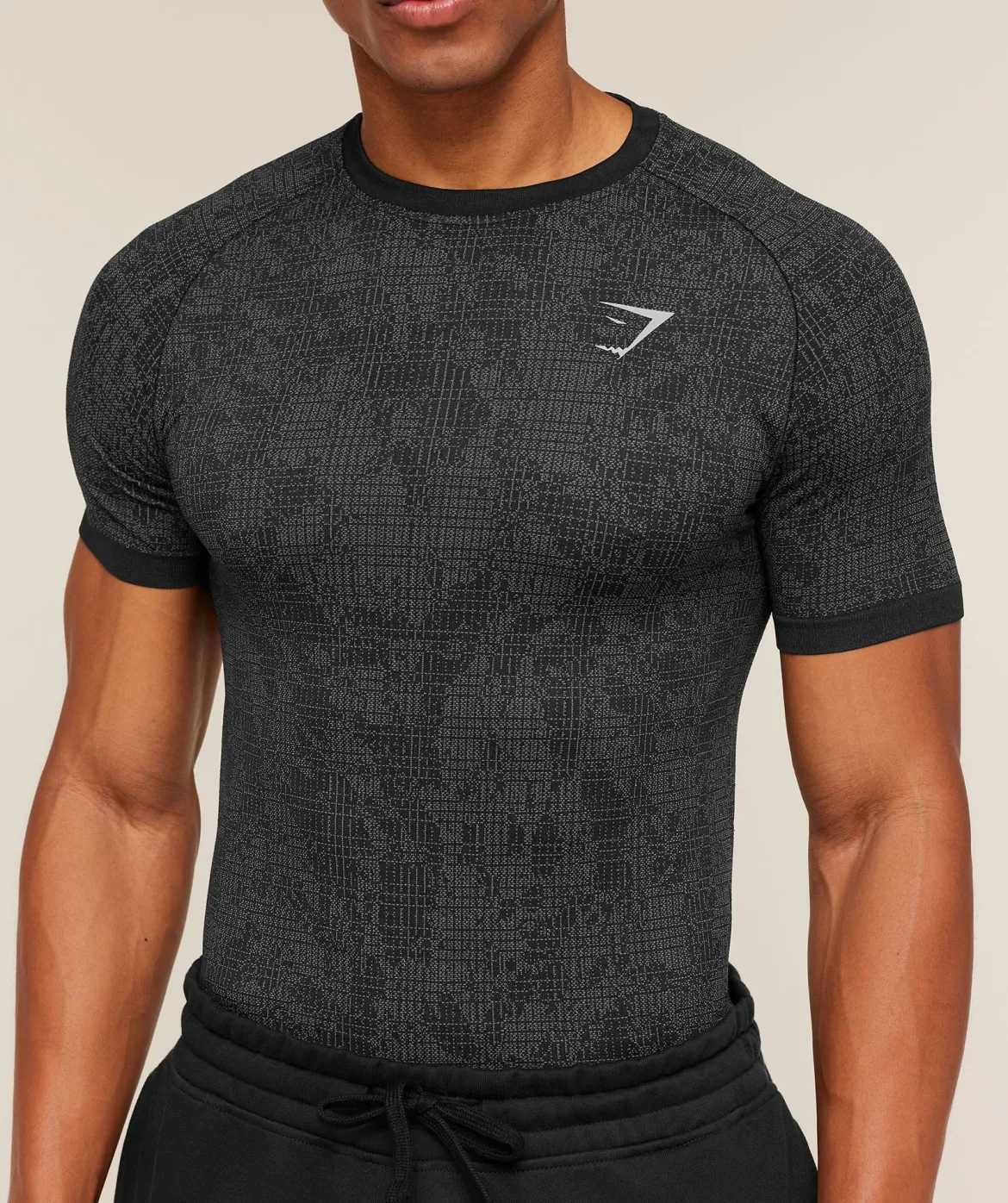 Geo Seamless Grid T-Shirt
