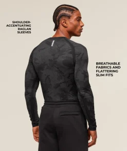 Geo Seamless Long Sleeve T-Shirt