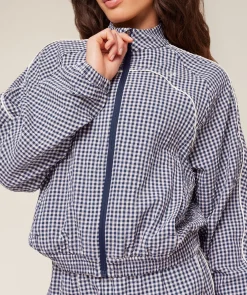 Gingham Track Jacket