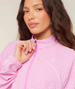 Gingham Track Jacket