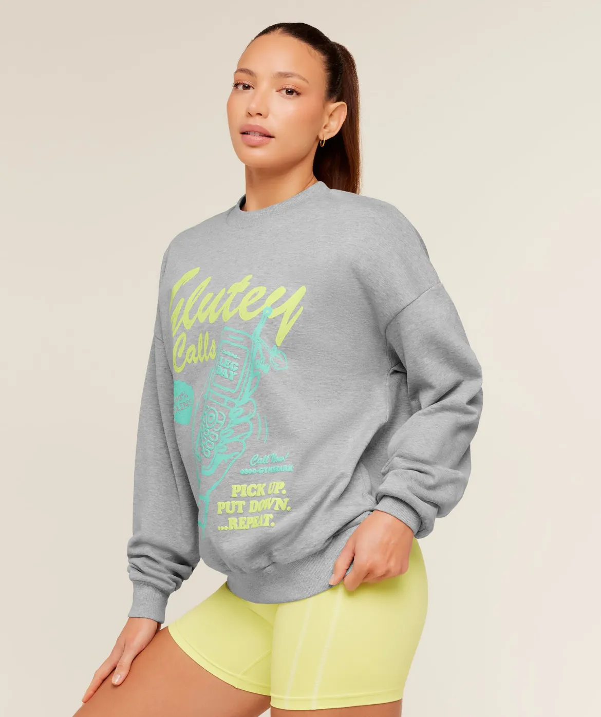 Glutey Calls Graphic Sweatshirt