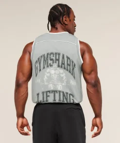 Graphic Basketball Mesh Tank