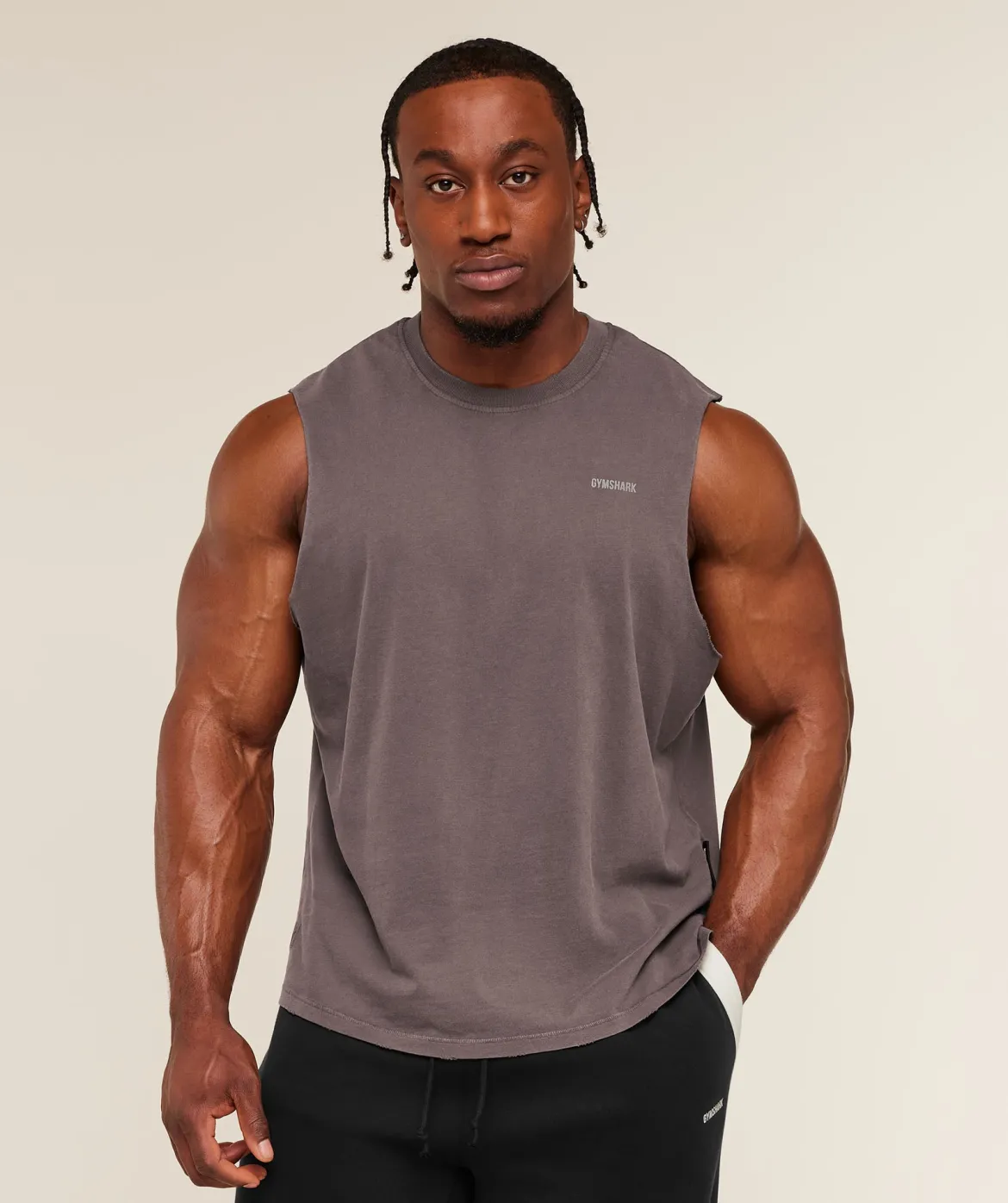 Gymshark x CBUM Washed Sleeveless T-Shirt
