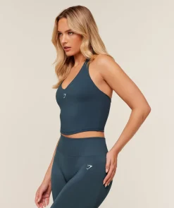 Halter Neck Cami with Shelf