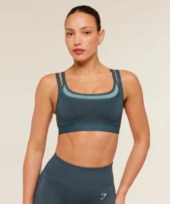 Interval Seamless Medium Support Sports Bra