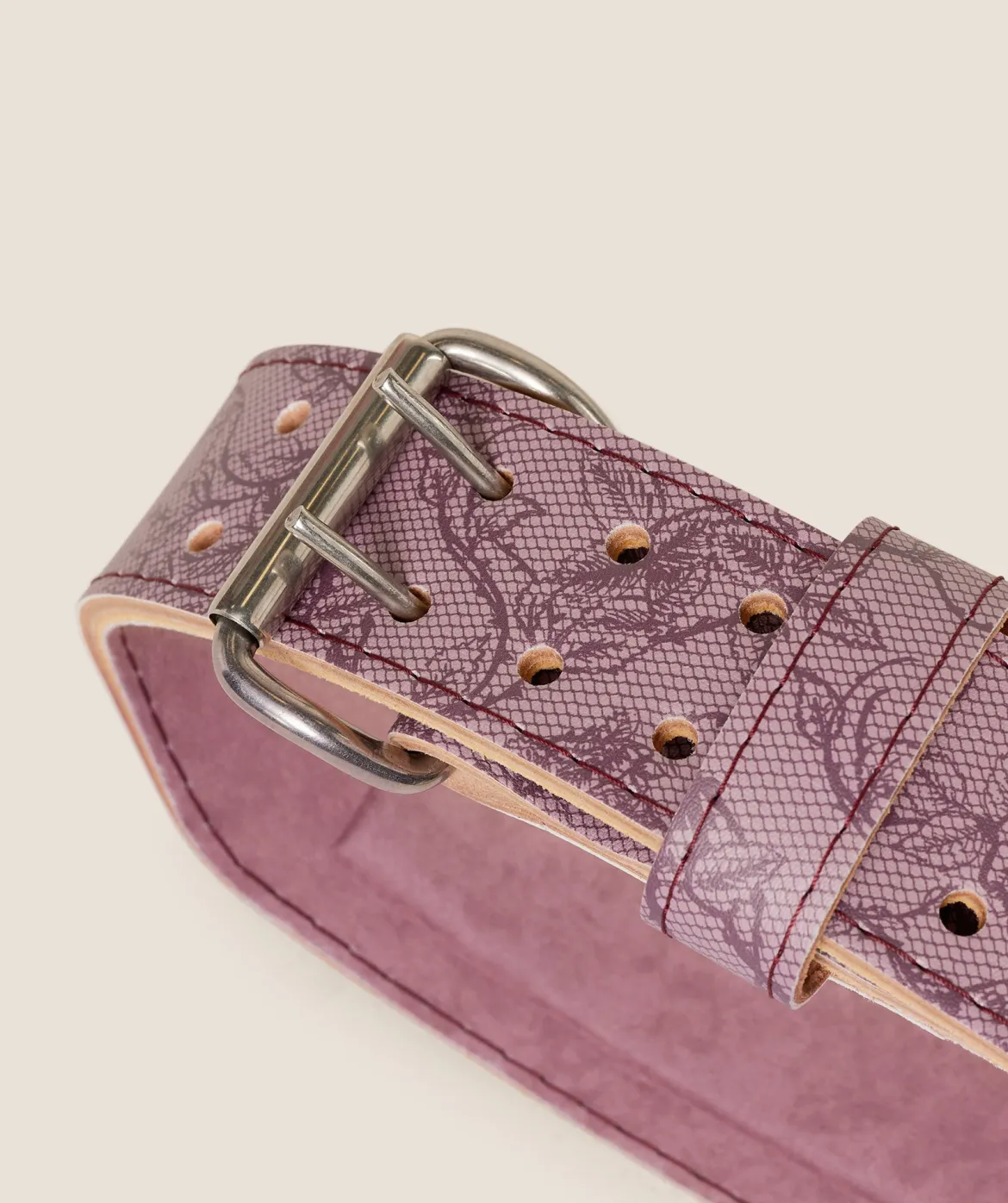 Lace Graphic Tapered Lifting Belt