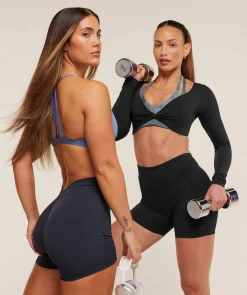 Lifting Dipped Waistband Shorts