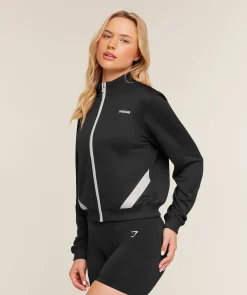 Lightweight Tricot Zip Through Jacket