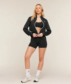 Lightweight Tricot Zip Through Jacket