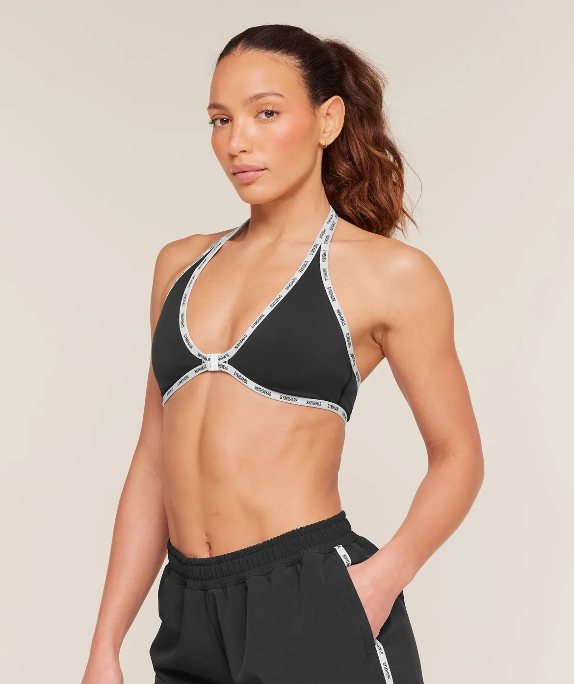 Micro Logo Clasp Minimal Bra