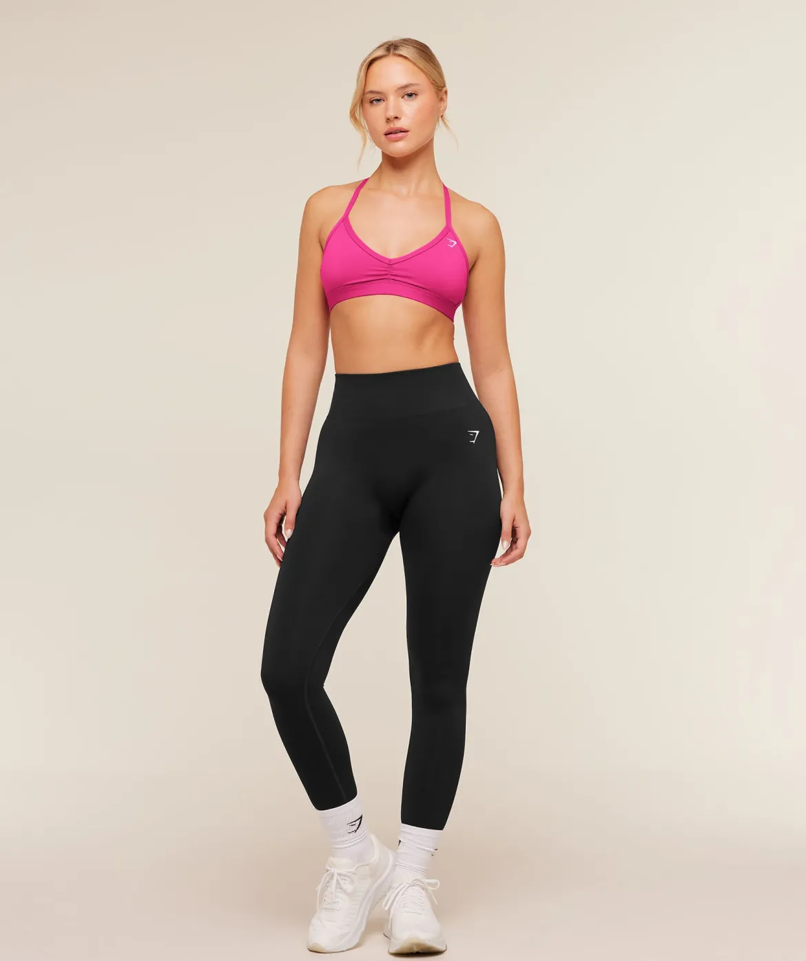 Minimal Halterneck Sports Bra