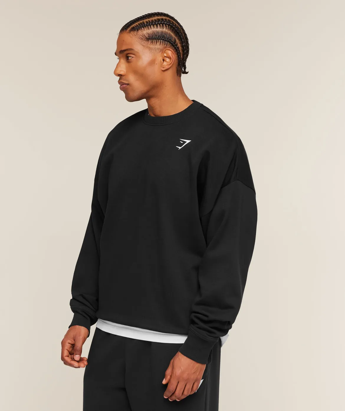 Oversized Crest Crew