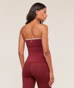 Piping Bandeau With Shelf