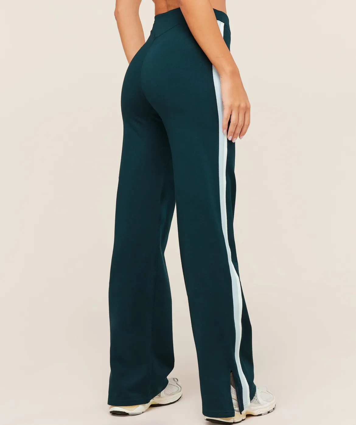 Piping Wide Leg Pants