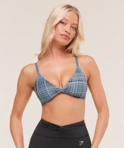 Printed Twist Front Bralette