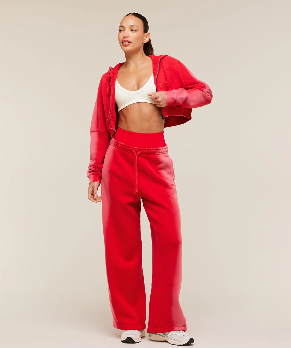 Pump Washed Zip Through Hoodie