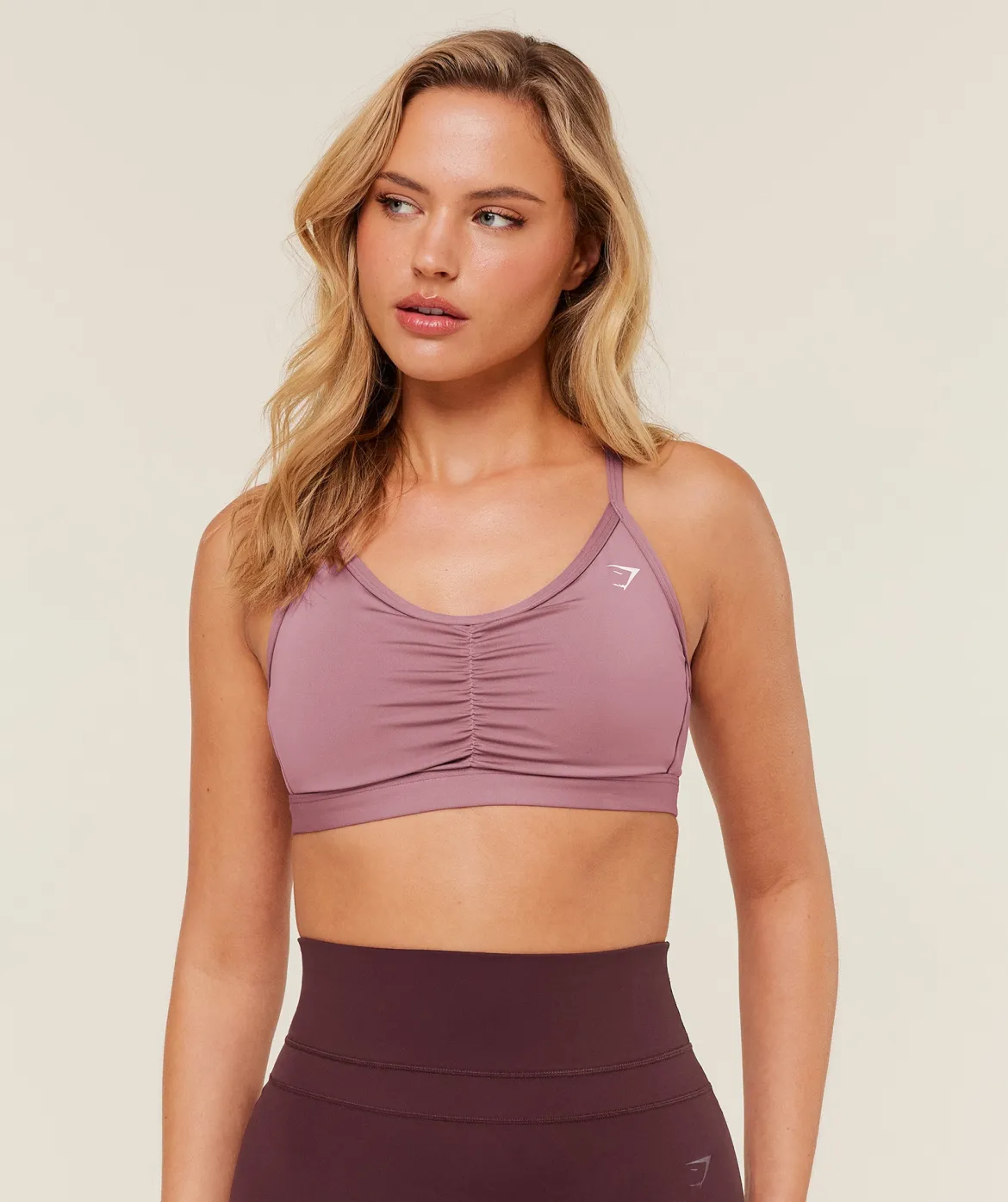 Ruched Sports Bra