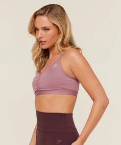 Ruched Sports Bra