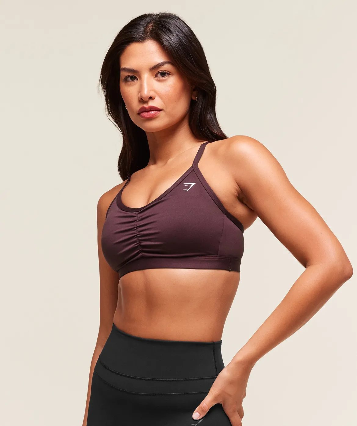 Ruched Sports Bra