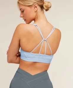 Ruched Strappy Sports Bra