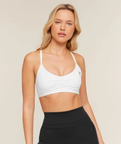 Ruched Strappy Sports Bra