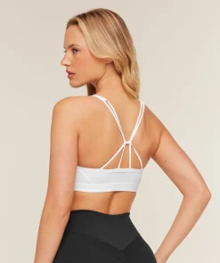 Ruched Strappy Sports Bra
