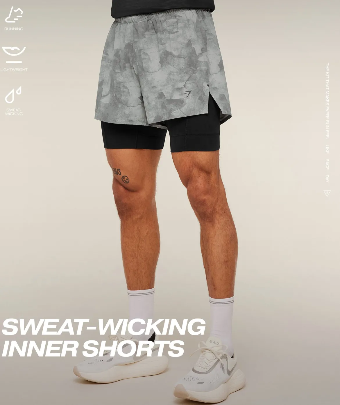 Running Elite 2 in 1 5" Shorts