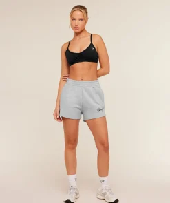Script Embroidery Shorts