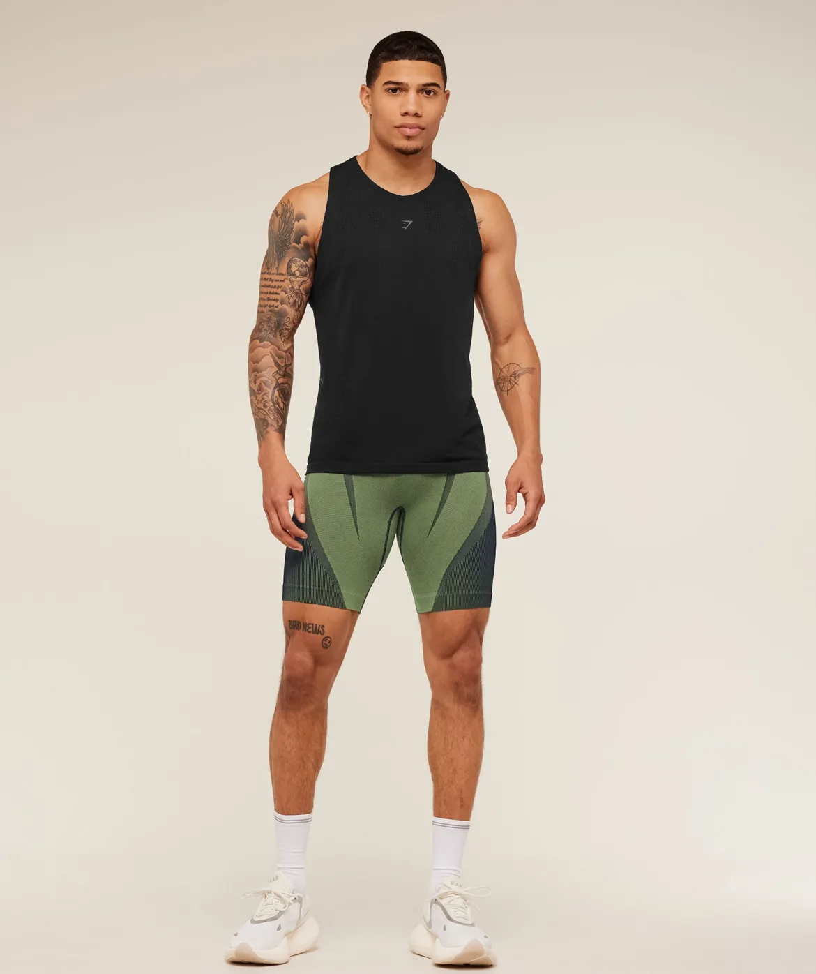 Seamless Running Half Tight