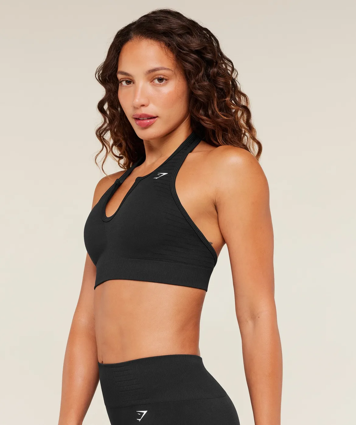 Steel Seamless Halter Neck Bra