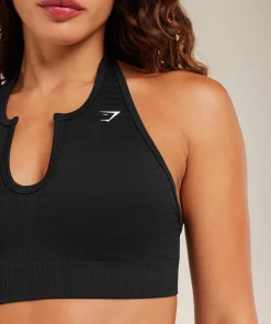 Steel Seamless Halter Neck Bra