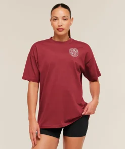 Strength and Fitness Crest Graphic T-Shirt