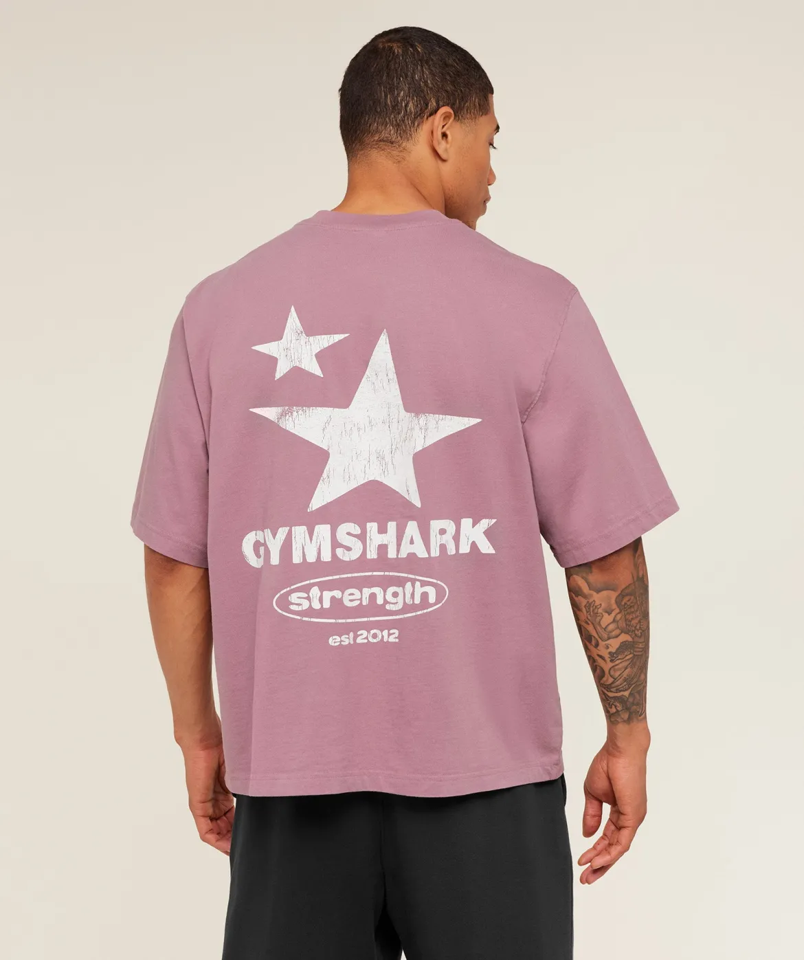 Strength Stars Washed Graphic T-Shirt