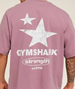 Strength Stars Washed Graphic T-Shirt