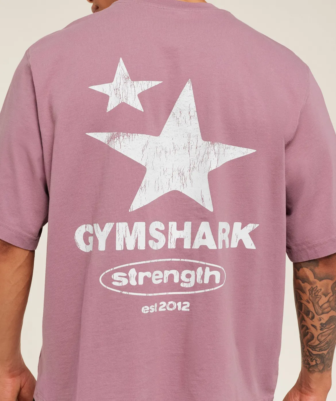 Strength Stars Washed Graphic T-Shirt